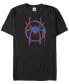 Фото #2 товара Marvel Men's Spider-Man Into The Spiderverse Red and Blue Paint Logo Short Sleeve T-Shirt