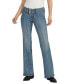 ფოტო #1 პროდუქტის Women's Britt Low Rise Curvy Fit Flare Jeans
