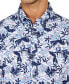 ფოტო #3 პროდუქტის Men's Regular Fit Non-Iron Performance Stretch Leaf Print Button-Down Shirt
