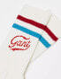 Фото #4 товара GANT varsity logo sport socks in white