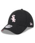 Фото #1 товара Men's Black Chicago White Sox 2024 Mother's Day 39THIRTY Flex Hat