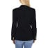 Фото #2 товара Attitude Unknown Double Breasted Blazer With Metallic Buttons Women's XL Black