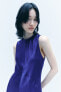 Фото #4 товара Атласное платье — zw collection ZARA