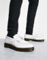 Dr Martens Adrian YS tassel loafers in white smooth