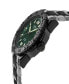 Men's Seacloud Black Stainless Steel Watch 45mm