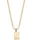 Фото #6 товара 2028 gold-Tone Initial Necklace 20"