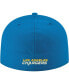 Фото #3 товара Men's Powder Blue Los Angeles Chargers Omaha Primary Logo 59FIFTY Fitted Hat