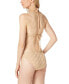 ფოტო #2 პროდუქტის Women's Logo-Print Cut-Out One-Piece Swimsuit