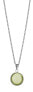 Decent Artic Symphony Green Crystal Steel Necklace 430-155-450