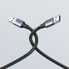 Kabel przewód w oplocie TPE USB 3.0 5Gb/s 1m szary