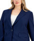 Фото #4 товара Plus Size Stretch Crepe One-Button Pantsuit