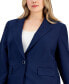 Фото #3 товара Plus Size Stretch Crepe One-Button Pantsuit