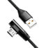 LogiLink CU0141 - 0.3 m - USB A - Micro-USB B - USB 2.0 - 480 Mbit/s - Black