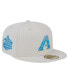 Фото #1 товара Men's Khaki Arizona Diamondbacks Stone Mist 59FIFTY Fitted Hat