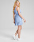 Фото #3 товара Women's Sleeveless Crochet Trim Dress, Created for Macy's