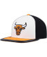 Men's White and Orange Chicago Bulls Day One Snapback Hat