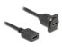 Фото #2 товара Delock D-Typ Kabel HDMI Buchse> schwarz 20cm - Cable - Digital/Display/Video