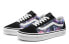 Vans Old Skool 油画花朵 低帮 板鞋 男女同款 黑紫 / Кроссовки Vans Old Skool VN0A4BV5T7R