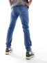 Jack & Jones glenn slim tapered fit jeans in mid blue wash Голубой, W36 L32 - фото #3