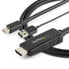 StarTech.com 3ft (1m) HDMI to Mini DisplayPort Cable 4K 30Hz - Active HDMI to mDP Adapter Converter Cable with Audio - USB Powered - Mac & Windows - Male to Male Video Adapter Cable - 1 m - HDMI Type A (Standard) - Mini DisplayPort - Male - Male - Straight