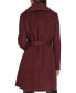 Фото #2 товара Women's Shawl-Collar Wool Blend Wrap Coat