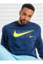 Фото #1 товара Толстовка мужская Nike Sportswear Fleece Hoodie Erkek Lacivert Şardonlu Sweatshirt
