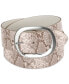 Фото #3 товара Women's Reversible Oversized Statement Buckle Belt