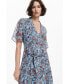 Фото #5 товара Women's Floral print midi dress