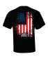 Фото #3 товара Men's Black 2024 Daytona 500 American Flag T-shirt