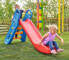 Фото #7 товара Big - Fun Slide - 152 cm Long Slide, for Home Use, Red/Blue Slide and Sammy Rocker - Children's Rocker for 1 to 3 People, with Cute Back Stop and Sturdy Handles