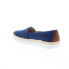 Фото #6 товара Trotters Accent T1803-457 Womens Blue Wide Canvas Loafer Flats Shoes 8.5