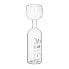 XXL Weinflasche mit Glas