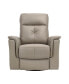 White Label Emillia 36" Leather Swivel Glider Reclining Chair