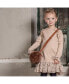 Фото #2 товара Платье для малышей IMOGA Collection MICAH FW23 в горошек из тонкой пряжи шифон
