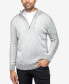 Фото #1 товара Men's Quarter-Zip Pullover Sweater