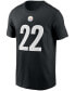 Men's Najee Harris Black Pittsburgh Steelers 2021 NFL Draft First Round Pick Player Name and Number T-shirt