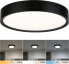 Фото #1 товара Lampa sufitowa Paulmann Lampa sufitowa TEGA LED 22.5W 1200lm 3000/4000/6500K IP44 230V czarny matowy / tworzywo sztuczne