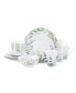 Фото #3 товара Tivoli Garden 16 Piece Dinnerware Set, Service for 4