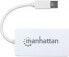 HUB USB Manhattan 1x RJ-45 + 3x USB-A 3.0 (507578)