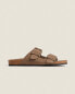 Фото #2 товара Split leather double-strap sandals
