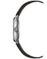 ფოტო #3 პროდუქტის Men's Swiss Automatic Maestro Black Leather Strap Watch 40mm