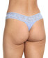 Signature Lace Low Rise Thong Underwear