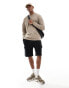 Jack & Jones oversized high neck sweat in beige