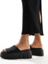 Фото #5 товара Stradivarius chunky flatform mule in black