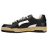 Фото #6 товара Puma Mcm X Slipstream Lo Court Lace Up Mens Black Sneakers Casual Shoes 3887330