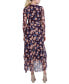 Women's Printed Maxi Wrap Dress