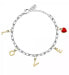 Нежный женский браслет La Petite Story Love LPS05ASD34 silver, red, gold - фото #1