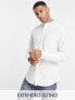 Фото #1 товара ASOS DESIGN slim fit oxford shirt with grandad collar in white