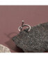 ფოტო #2 პროდუქტის Women's Silver Minimal Metallic Open Ring