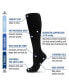 Unisex Classic Athletic Cushion Sole Knee High Cotton Blend 15-20mmHg Graduated Compression Socks